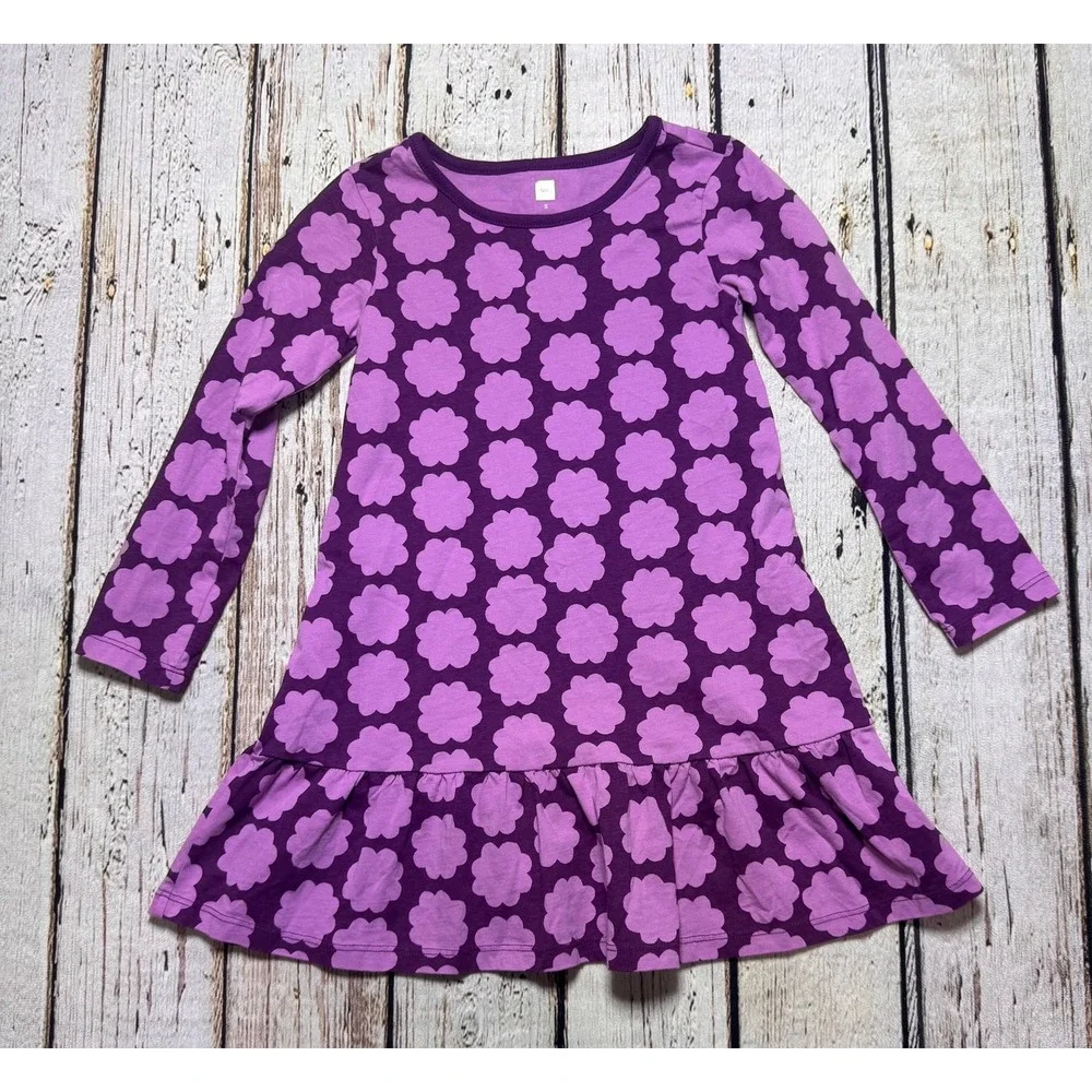 Dresses collection‎ purple flower floral dress 5
